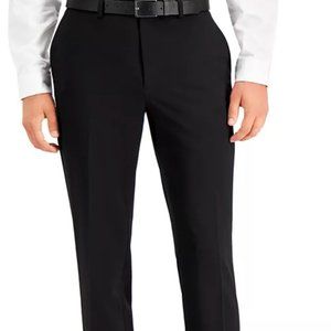 INC International Concepts Men's Slim-Fit Black Solid Suit Pants 32x32